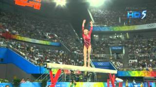 Nastia Liukin  Balance Beam  2008 Olympics Team Final [upl. by Winnah]