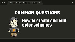 CQ27 How to create and edit color schemes easily [upl. by Ahter]