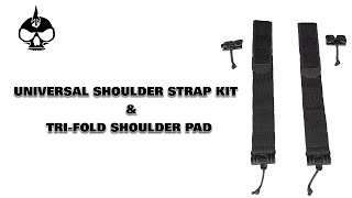 Universal Shoulder Strap amp TriFold Shoulder Pad [upl. by Minnnie]