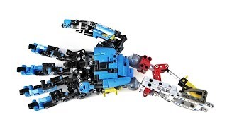 Lego Technic Hand  Pneumatic Prototype 4  Lego Technic Mastery [upl. by Tichon296]