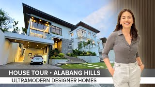 House Tour 108 • Touring this Ultramodern Designer Home in Alabang Hills [upl. by Ayirp]