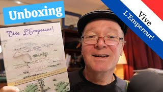 Game Unboxing quotVive L Empereurquot A Solitaire Wargame of Waterloo [upl. by Odla625]