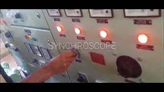 synchronizing of two alternator by synchroscope [upl. by Bowne33]