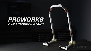 Proworks 2in1 Paddock Stand Front amp Rear [upl. by Adner]