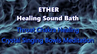 ETHER Space Element Crystal Singing Bowls Healing Sound Bath Meditation in G ⏩ Updated Version [upl. by Leumel]