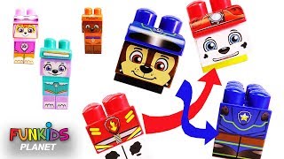 Matching Paw Patrol Block Head Duplo Legos [upl. by Nerag]