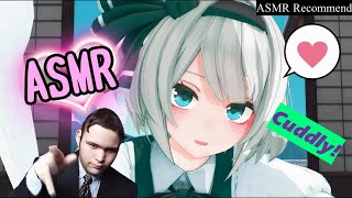 ASMR Recommend 妖夢に耳かきしてもらう動画【Touhou MMD】Arni Village [upl. by Ellswerth]