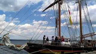 July 2 to 7 2017  Brigantine St Lawrence II  Tall Ship Sailing from Hamilton to Kingston [upl. by Annej]