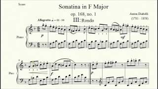 Sonatina in F Major op 168 no 1 Third Movement Rondo  Anton Diabelli  Piano Repertoire 6 [upl. by Ladnyk128]