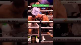 tapia vs saavedra back to back knockout fight boxing shortvideo vs boxingfight [upl. by Marielle442]