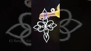 Border Kolam Designs  Border Rangoli Designs  Muggulu  shorts  k3rangolikolam [upl. by Lat819]