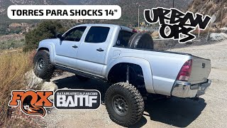 14” shocks traseros Tacoma 2nd3rd gen Long Travel on a budget  URBANOPS [upl. by Crescint]