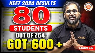 🔴NEET RE RESULT 2024  80 Students Out of 264 Got 600 Marks NEET 2024 CENTER WISE RESULT TARUN SIR [upl. by Doykos]