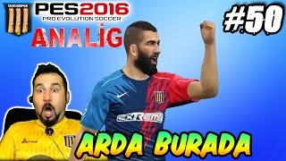 TANTUNİSPOR ile PES 2016 ANALİG 50  ŞAMPİYONLAR LİGİ ÇEYREK FİNAL [upl. by Lered]