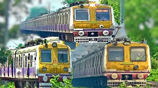 Sonarpur BarasatRanaghat Carshed Western Railways Transferred EMU Local  Eastern Railway [upl. by Malamut]