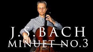 JS Bach Minuet No3 from Suzuki Cello Book 2  Practice with Cello Teacher [upl. by Elda315]