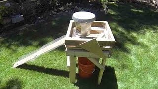 DIY Bulk Gravity Chicken Feeder Recycles All Food  Zero Waste [upl. by Leumas]