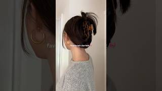 save this if your hair claw always falls out my fav hack 💘🤭 hairstyle hairtutorial hairhack [upl. by Lenahtan370]