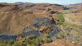 Wittenoom Mine Australia From Above [upl. by Starla]