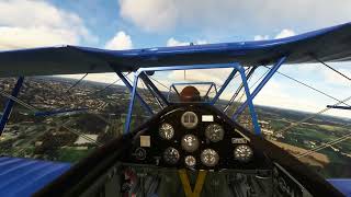 Stearman over Toulouse [upl. by Eetnwahs]