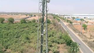 Telecom tower Site survey video [upl. by Aihset710]