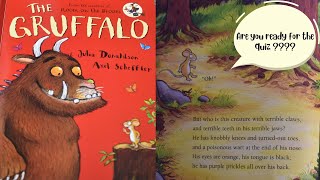 The Gruffalo  By Julia Donaldson  Childrens readaloud audiobook with picture illustrations [upl. by Fahy]