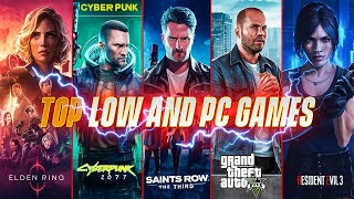 TOP GAMES FOR LOW END PC  INTEL IRIS XE  INTEL UHD 🔥 [upl. by Clementas]