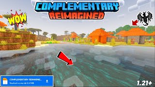 Complementary Reimagined Shaders Minecraft PE 121  Shader MCPE 121 😍 Render Dragon No Clickbait [upl. by Canice]