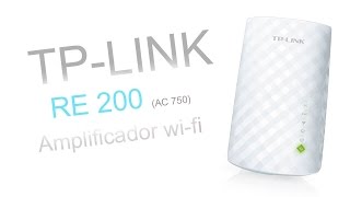 TP  Link RE200 AC750 amplificador repetidor de cobertura wifi [upl. by Tallula]