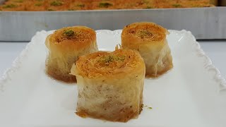 Baklava Yufkasından Kadayıf Sarma TarifiKolay Baklava TarifleriGurbetinmutfagi [upl. by Batchelor]