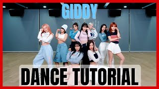 Kep1er 케플러  Giddy Dance Practice Mirrored Tutorial SLOWED [upl. by Griselda710]