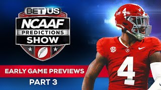 Early Season Game Previews amp News Part 3  NCAA Football Odds and CFB Best Bets [upl. by Clyve]