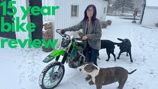 2008 KLX 140 bike review [upl. by Anaid833]