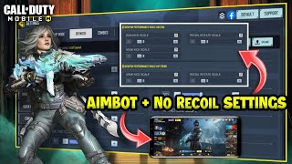 Aimbot  No Recoil SensitivityGyroscope Settings For Cod Mobile📲 MP amp BR codm [upl. by Aenit]