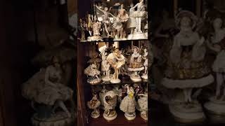 Porcelain collection of figurines Volkstedt Rosenthal Meissen Fraureuth [upl. by Arrej29]