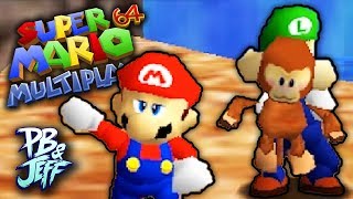 FREAKIN MONKEY  Mario 64 MULTIPLAYER HACK Part 13 [upl. by Eisned671]