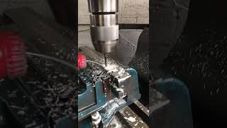 PRECISION DRILLING ON A MILLING MACHINE DRILLING MANIFOLD PART  MANUFACTURING FACTORY JOB [upl. by Horace20]