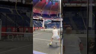 Un terrain de padel au Parc des Princes  PSG x Premier Padel Tour [upl. by Akehsat]