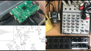 A drum synth using Pure Data on a Raspberry Pi [upl. by Ing]