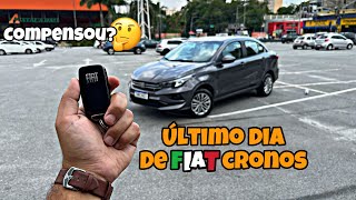 ÚLTIMO DIA na UBER de FIAT CRONOS ALUGADO✅ veja como foi [upl. by Ursola]