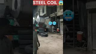 Dangerous Steel Coil 😱youtubeshorts viralshorts trending [upl. by Nyletak]