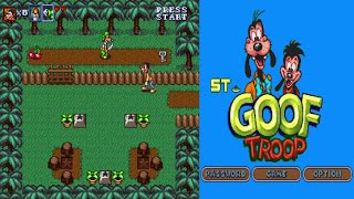 Goof Troop ST Space Treasure SNES Walkthrough [upl. by Xylina676]