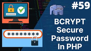 How to encrypt and decrypt password using BCRYPT in php  php tutorial for beginners  59 hashing [upl. by Akemrehs]