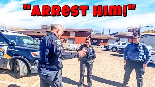 This Man DESTROYS Cops Career in Seconds  Cop OWNED Hard  Epic ID Refusal  First Amendment Audit [upl. by Ellertal]