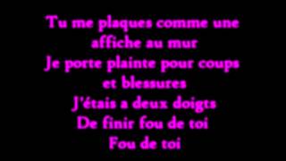 Coups et Blessures lyrics  BB Brunes [upl. by Marthena]