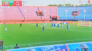 Sierra Leone vs Zambia 02 All Goals and Extended Highlights AFCON Qualifiers Kennedy Musonda Goal [upl. by December]