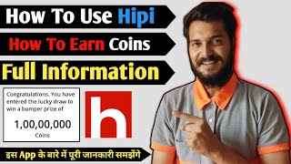 How To Use Hipi App For Beginners  Hipi App Kaise Use Kare  How To Earn Money From Hipi App 2024 [upl. by Onilegna679]