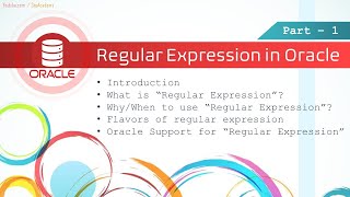 Regular Expression in Oracle 1  Introduction to Regular Expression in Oracle SQLPLSQL [upl. by Altaf]