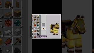 Minecraft  Riding Golden Armor Horse amp Hunting Pig [upl. by Ingmar]