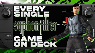 Reviewing Every SYPHON FILTER Game on Steam Deck [upl. by Erb]